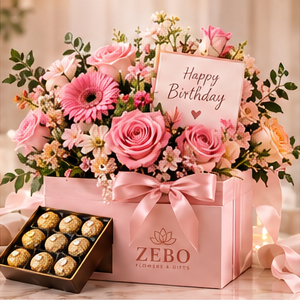 Birthday Wishes Flowers & Chocolates
