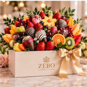 Deluxe Fruit & Chocolate Basket